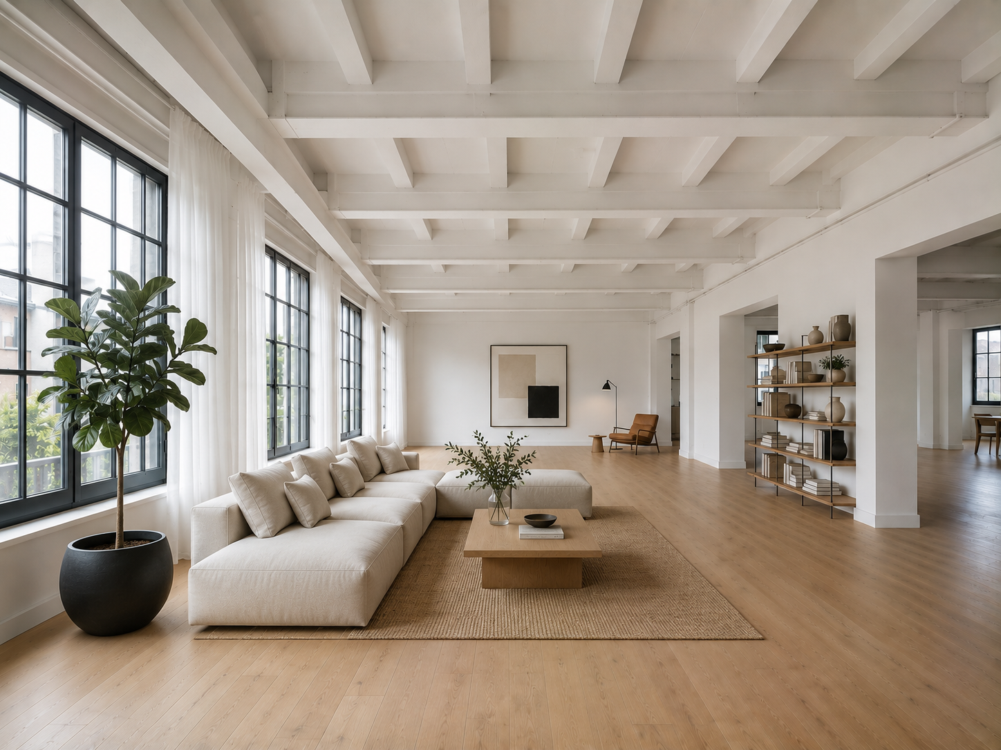 Loft möbliert